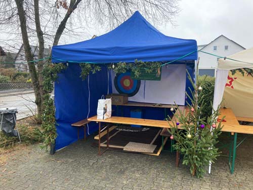 Unser Stand am Weihnachtsmarkt