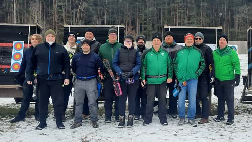 Die Schützen beim Gruppenbild